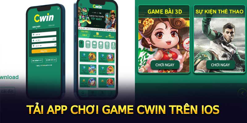 Hướng dẫn tải app cwin trên hệ điều hành iOS